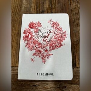 Dior White and Red Notebook